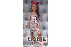 Dress with cat pink, 12-14y