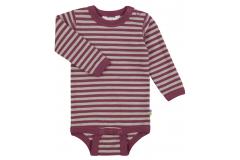 JOHA body merino wool/cotton Stripe pink, 80, 100