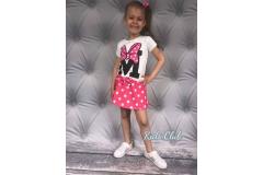 Minnie shirt and skirt, 8-14y