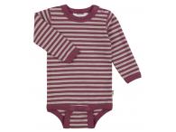 JOHA body merino/bavlna Stripe pink, 80, 100