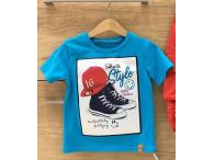 Triko Skate Style modré, 86-140