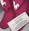 Softshell Antislip Pink Boots Horse, 13cm